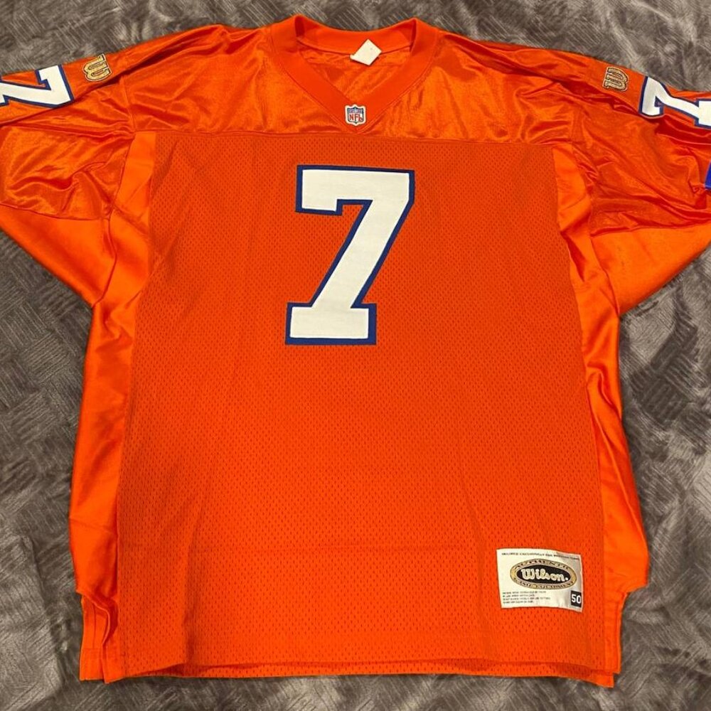 Denver Broncos Vintage John Elway Authentic Jersey - $200